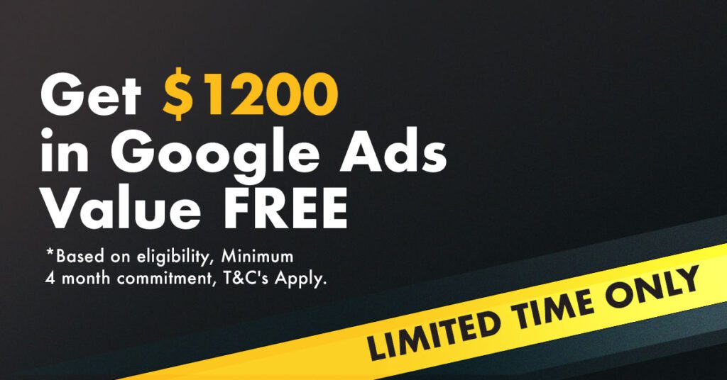 Google Ads for tradies Promo